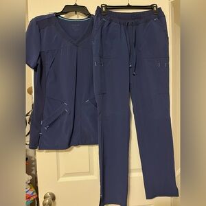 Scrubstar Navy Blue Scrub Set